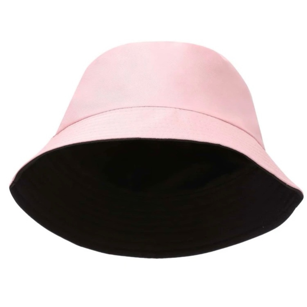Cute and Trendy Reversible Bucket Hat Pink and Black New With Tag Limited